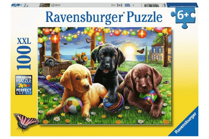 Puppy Picnic - 100 pc Puzzle