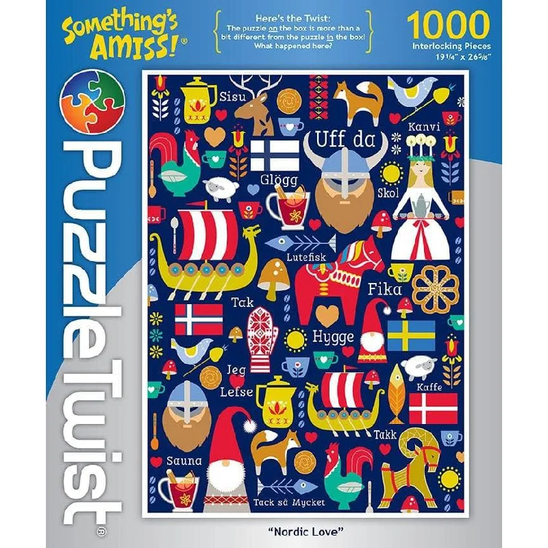 Puzzle Twist - Nordic Love - 1,000 Piece