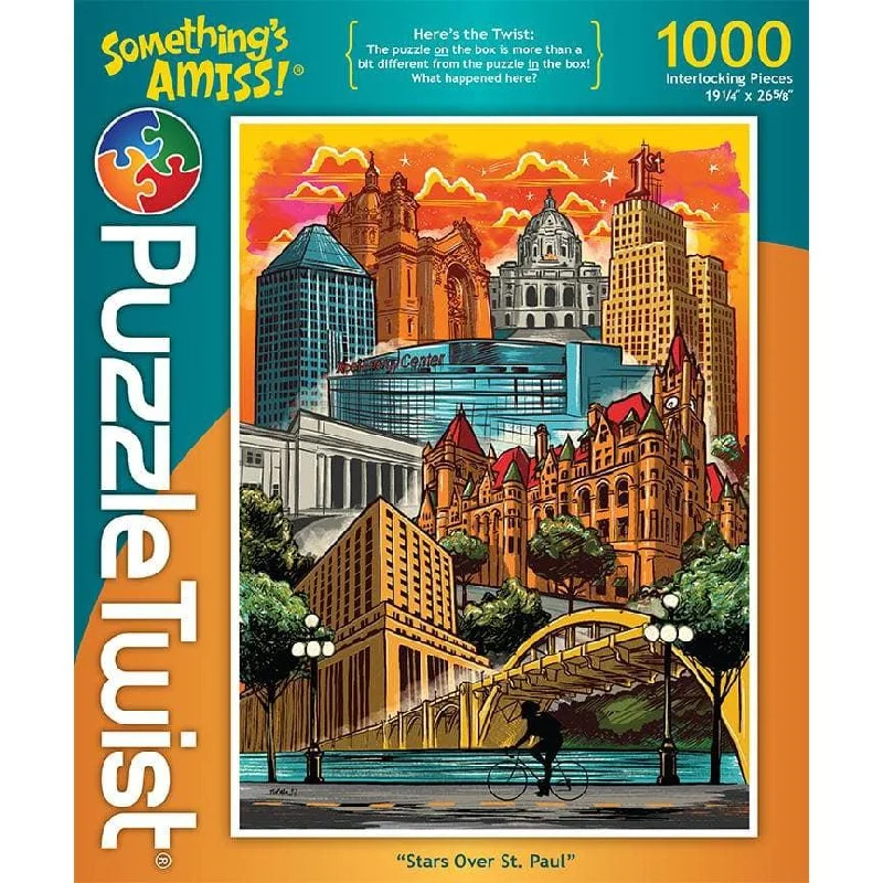 Puzzle Twist - Stars Over St. Paul - 1,000 Piece