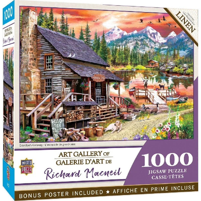 Richard Macneil Art Gallery - Grandpa's Getaway - 1000 Piece Puzzle