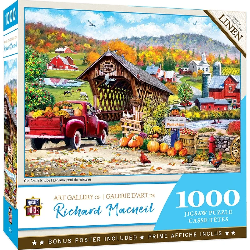 Richard Macneil Art Gallery - Old Creek Bridge - 1000 Piece Puzzle