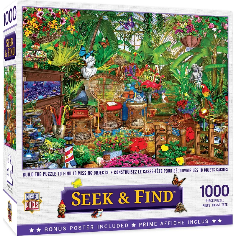 Seek & Find - Garden Hideway - 1000 Piece Puzzle