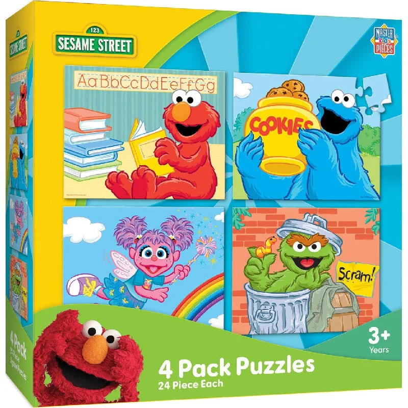 Sesame Street - 4-Pack - 24pc Puzzles