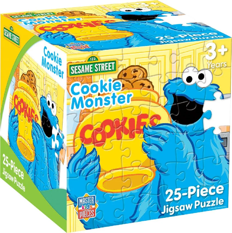 Sesame Street - Cookie Monster - 25pc Cube Puzzle