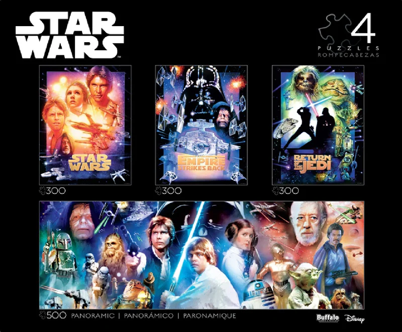 Star Wars Collector's Edition: 4 X 1 Multipack - 300 & 500 Piece Puzzles