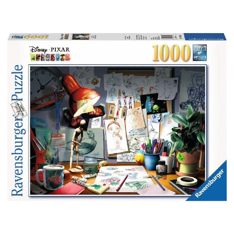 The Artist's Desk - 1,000 Piece Puzzle