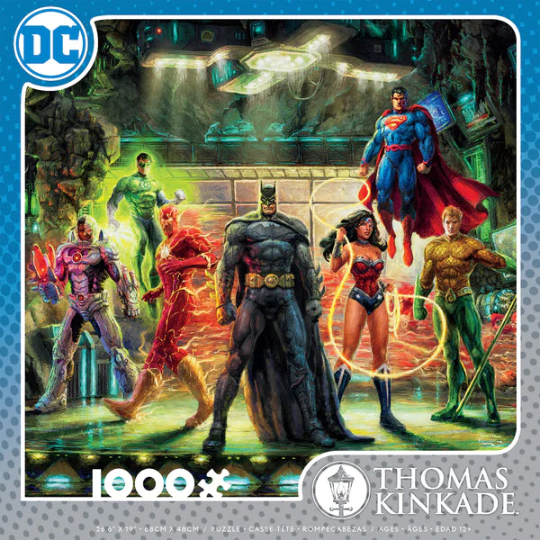 Thomas Kinkade DC Comics - The Justice League - 1000 Piece Puzzle