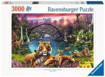 TIGERS IN PARADISE 3000PC PUZZLE