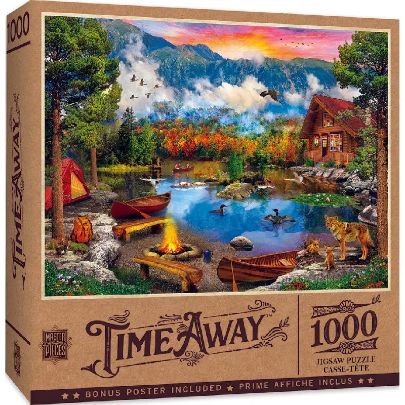 Time Away - Sunset Canoe - 1000 Piece Puzzle