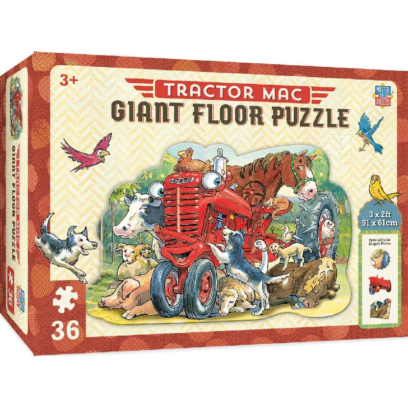 Tractor Mac - 36pc Shaped Floor Puzzle