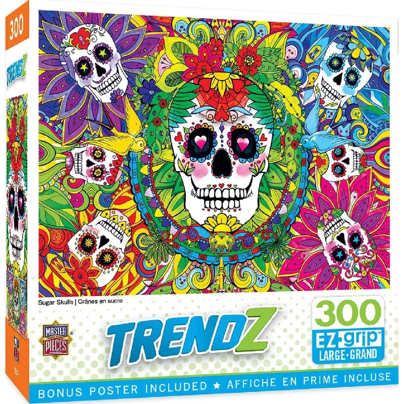 Trendz - Sugar Skulls - 300 Piece EZGrip Puzzle