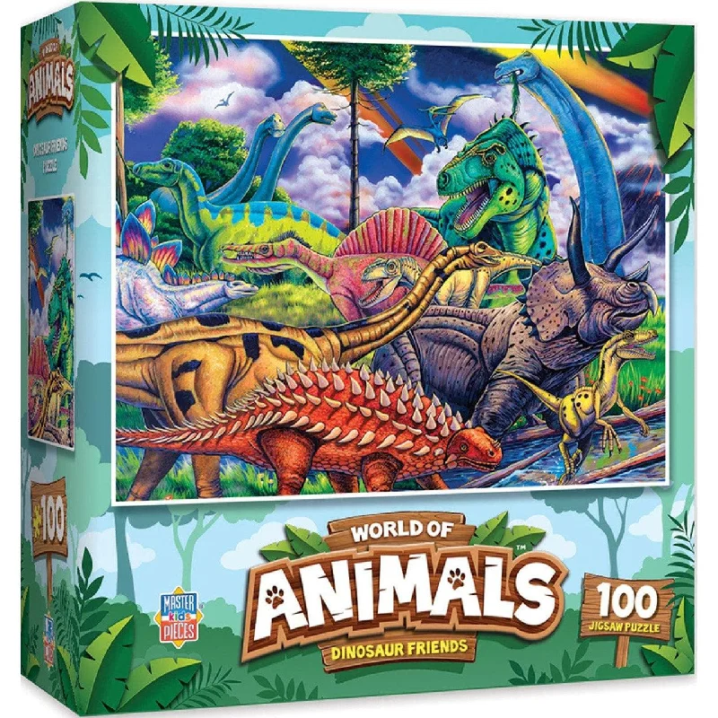 World of Animals  Dinosaur Friends - 100 Piece Puzzle