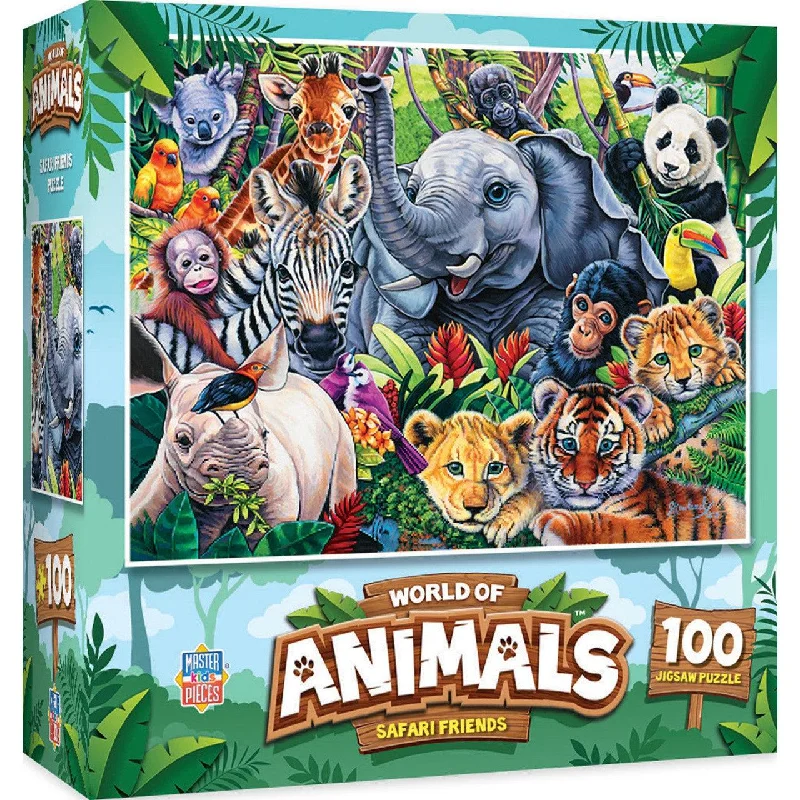 World of Animals - Safari Friends - 100 Piece Puzzle