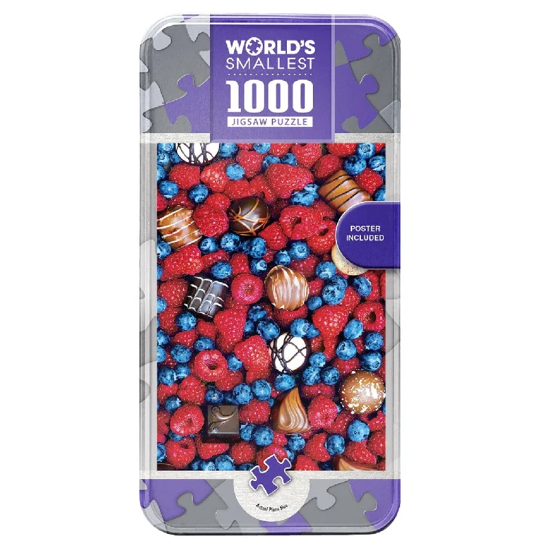 World's Smallest - Sweet Delights - 1000 Piece Puzzle in a Tin