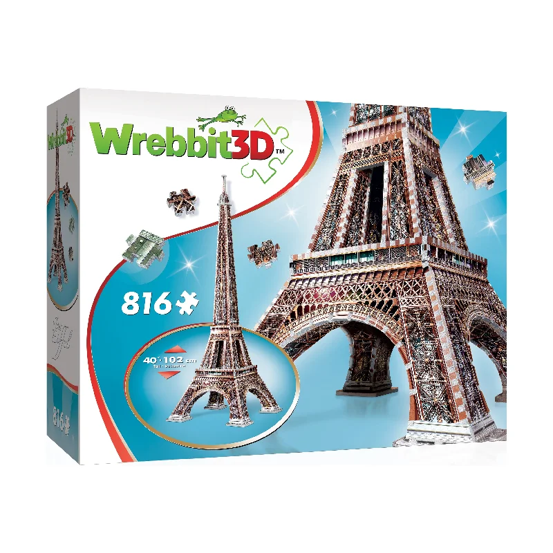 Eiffel Tower 3D Puzzle: 816 Pcs