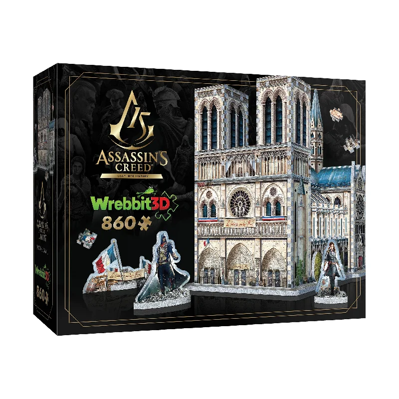 Assassin's Creed Unity - Notre-Dame 3D Puzzle: 860 Pcs